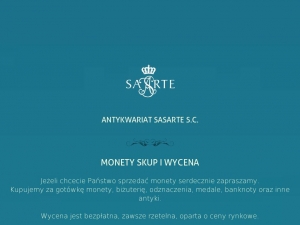 Zapraszamy do sklepu numizmatycznego Sasarte w Warszawie